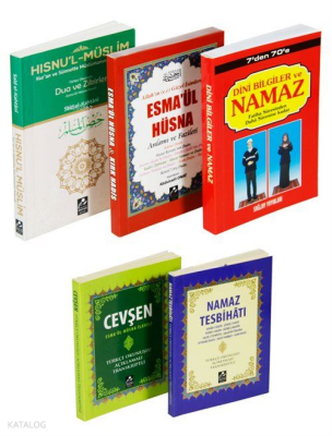 Mercan Dua ve Namaz Hocası Seti (Cep Boy 5 Kitap Set) - Mercan Kitap