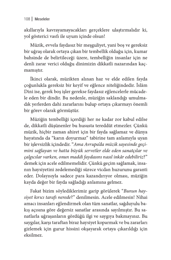 Meseleler - Şeyhülislam Mustafa Sabri Efendi - 11