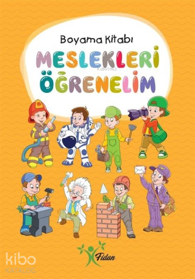 Meslekleri Öğrenelim Boyama Kitabı - 3