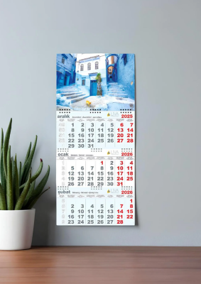 Mevlana 3 Spiralli Gemici Takvimi 2026 Fas Temalı - Misvak Dağıtım