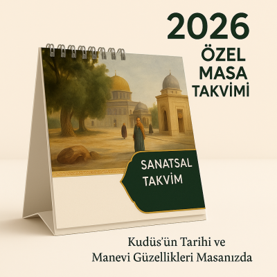 Mevlana Piramit Masa Takvimi 2026 Kudüs Temalı - Mevlana Takvim