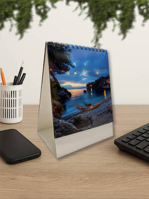 Mevlana Piramit Masa Takvimi 2026 Manzaralı - Misvak Kitap