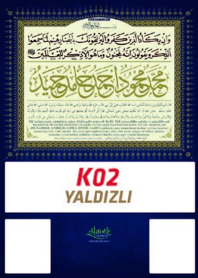 Mevlana Takvim Kartonu - 4