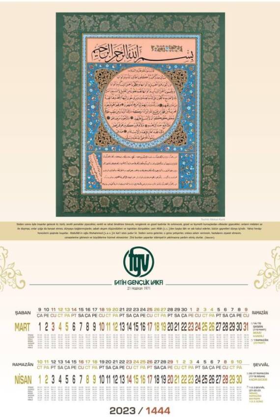 Mevlana Takvimi - 31