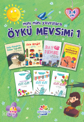 Mini Mini Yavrulara Öykü Mevsimi 1 (7 Kitap) - Mevsimler Kitap (1)
