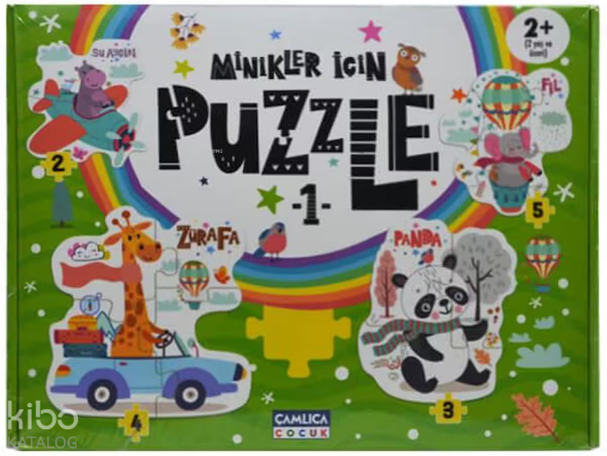 Minikler İçin Puzzle -1 (Kutulu) - Yaş 2+ - 1