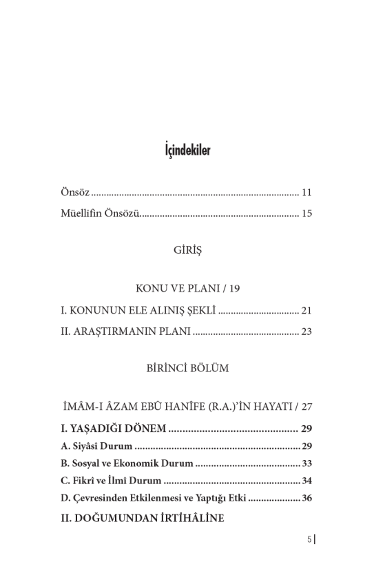 Muhaddisler Nazarında Imam Ebu Hanife (r.a.) (2 Cilt) - 3
