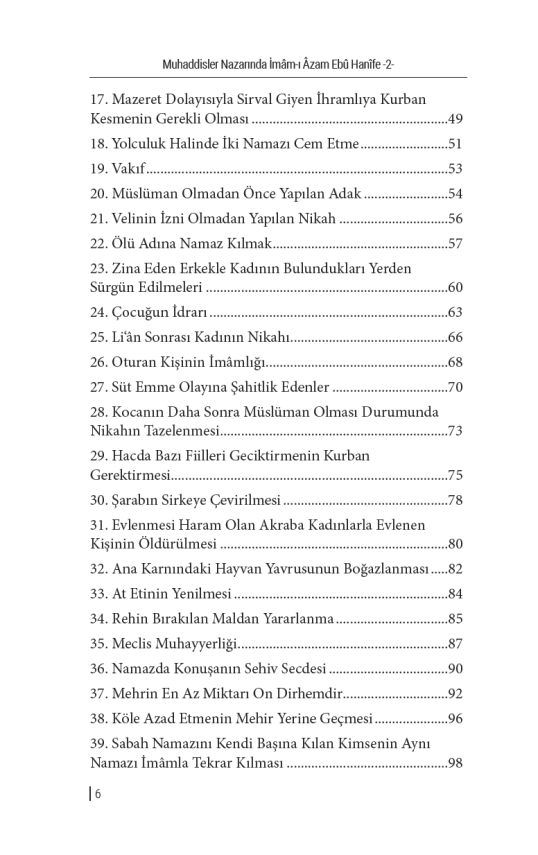 Muhaddisler Nazarında Imam Ebu Hanife (r.a.) (2 Cilt) - 8