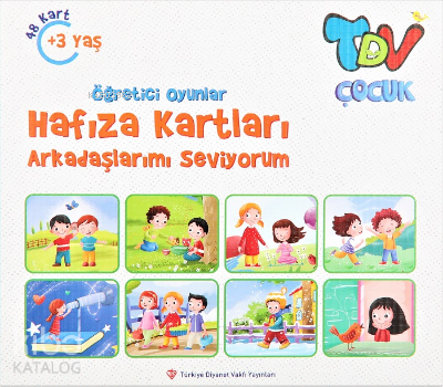 Öğretici Oyunlar Hafıza Kartları - Arkadaşlarımı Seviyorum - Türkiye Diyanet Vakfı Yayınları (1)