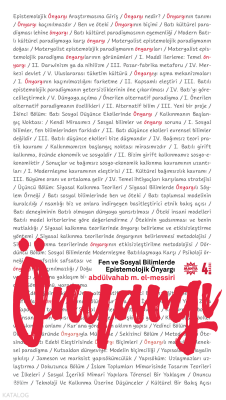Ön YargıFen ve Sosyal Bilimlerde Önyargı - 1