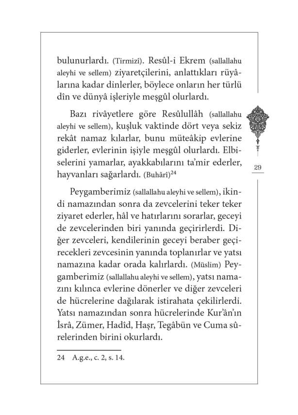 Peygamber (S.A.V.) Efendimizin Yüce Ahlakı (CEP BOY) - 7