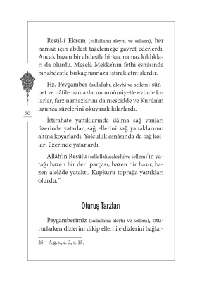 Peygamber (S.A.V.) Efendimizin Yüce Ahlakı (CEP BOY) - 8