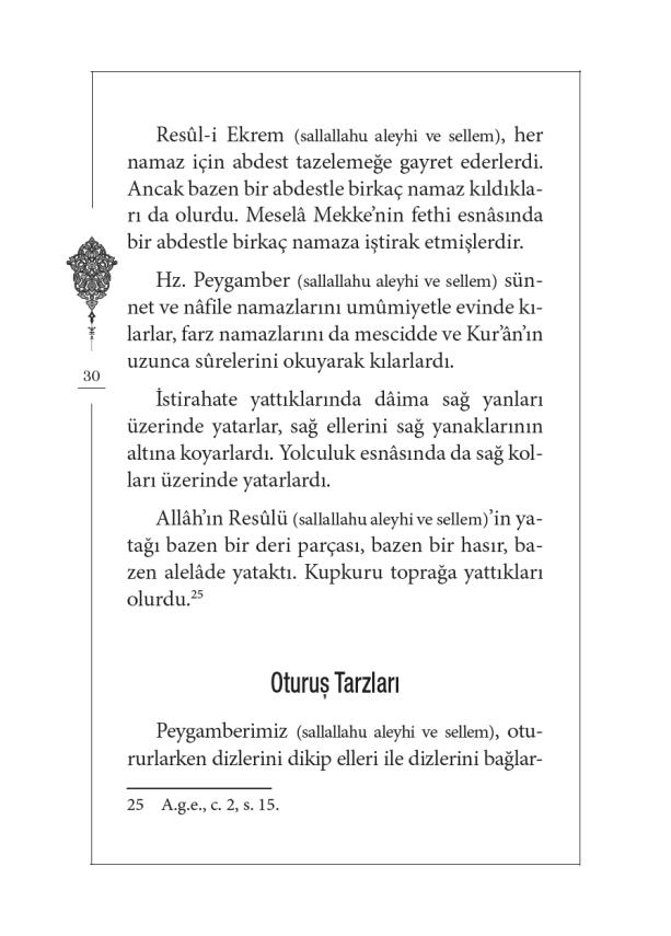 Peygamber (S.A.V.) Efendimizin Yüce Ahlakı (CEP BOY) - 8