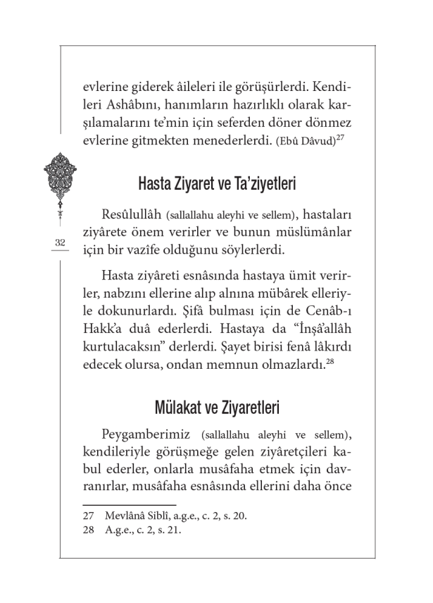 Peygamber (S.A.V.) Efendimizin Yüce Ahlakı (CEP BOY) - 10