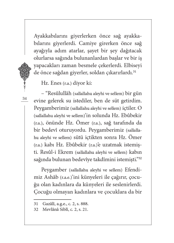 Peygamber (S.A.V.) Efendimizin Yüce Ahlakı (CEP BOY) - 12