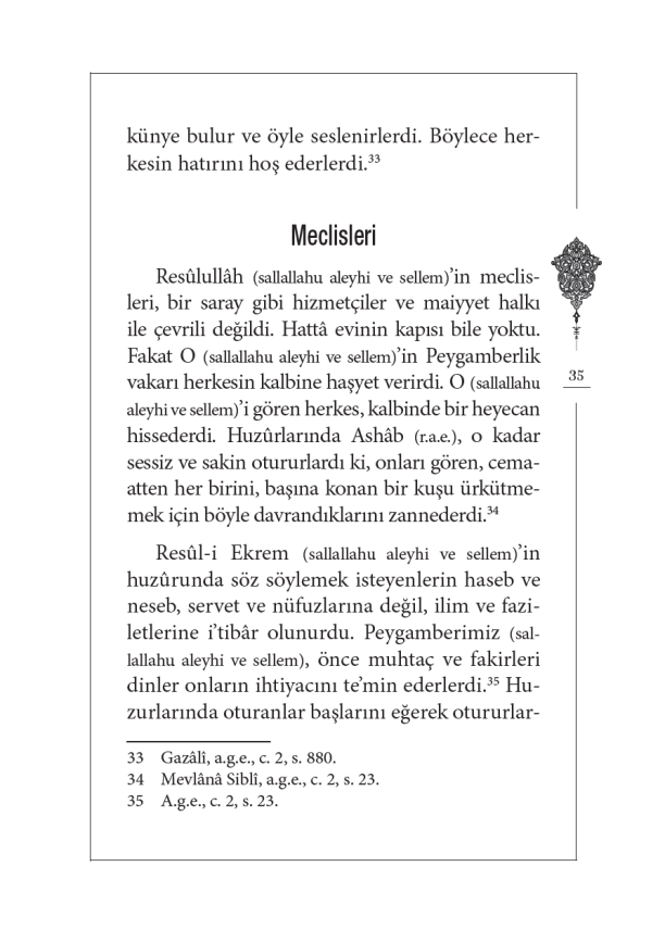 Peygamber (S.A.V.) Efendimizin Yüce Ahlakı (CEP BOY) - 13
