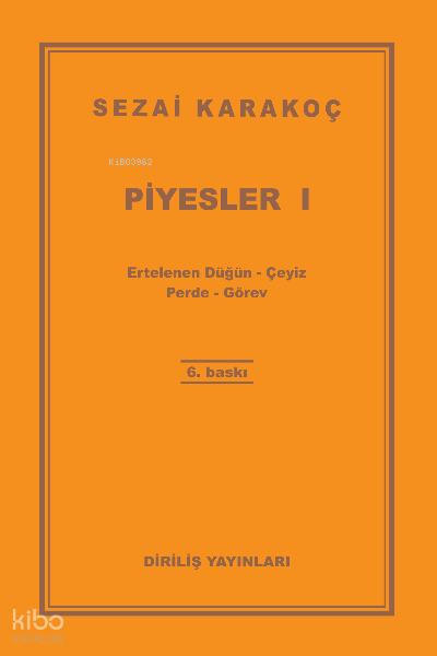 Piyesler 1 Sezai Karakoç - 1