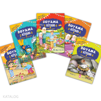 Renklerle Güzel Dinim Boyama Kitabı Set (5 Kitap) - 2