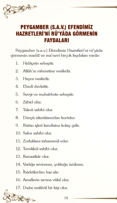 Resullullah (S.A.V.) Efendimizi Rüyada Nasıl Görebiliriz? - 8