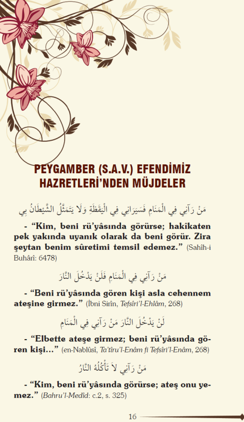 Resullullah (S.A.V.) Efendimizi Rüyada Nasıl Görebiliriz? - 10