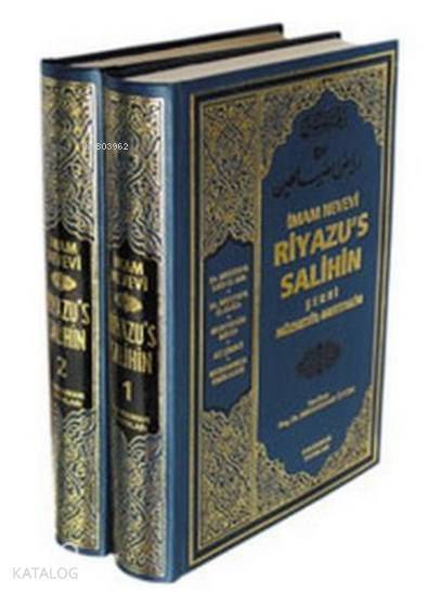 Riyazus Salihin Şerhi Nüzhetül-Muttakin (2 Cilt Takım, Büyük Boy, Şamua) - 1