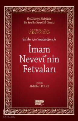Şafiiler İçin Sorulu Cevaplı İmam Nevevinin Fetvaları - 1