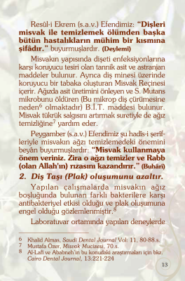Sağlıklı Yaşam Için Vazgeçilmeyecek Iki Sünnet Misvak Ve Hacamat (CEP BOY) - 5