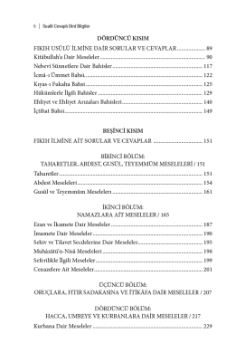 Sualli Cevapli Dini Bilgiler - 4