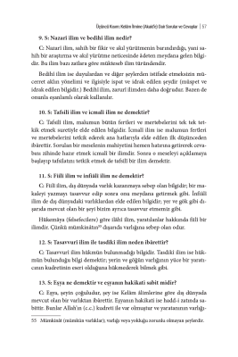 Sualli Cevapli Dini Bilgiler - 8
