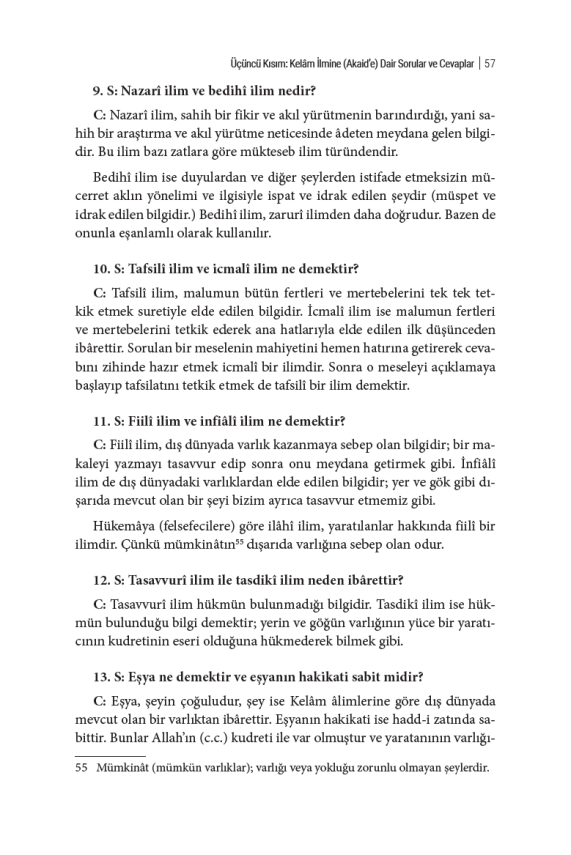 Sualli Cevapli Dini Bilgiler - 8