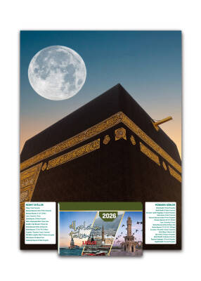 Mevlana Yapraklı Blok Duvar Takvimi 2. Bölge 2026 - 3