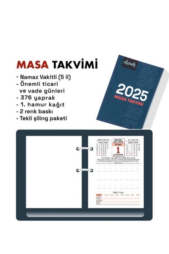 Mevlana Masa Takvimi 2025 - 2