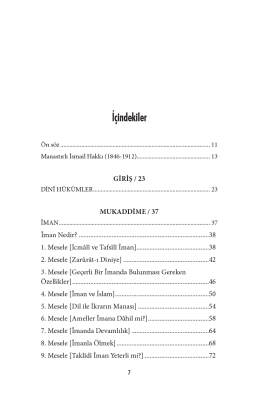 Delilleriyle Akaidin Özü (Telhisü’l Kelam Tercümesi) - 4
