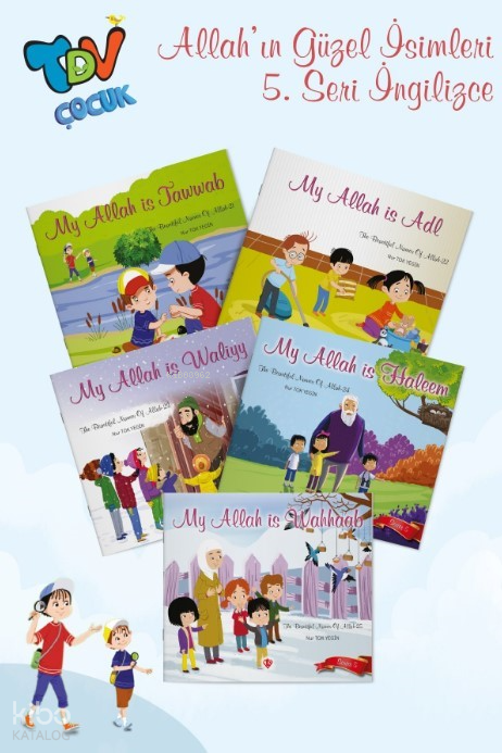 The Beautiful Names Of Allah (Allah’ın Güzel İsimleri 5.seri 5 Kitap) İngilizce - 2