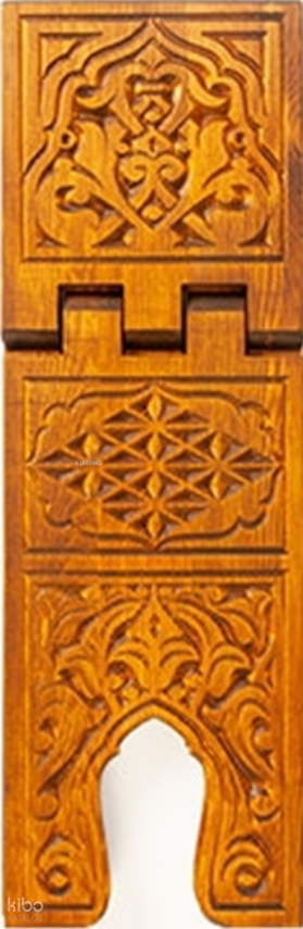 TS004-Selçuklu Oymalı Ahşap Rahle - Büyük Boy - 1