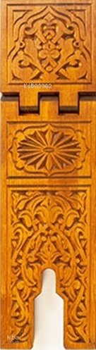 TS005-Selçuklu Oymalı Ahşap Rahle - Battal Boy - 1