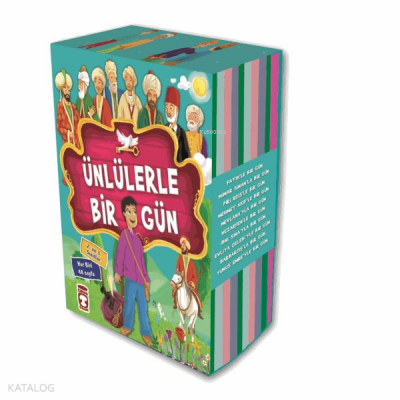 Ünlülerle Bir Gün Seti (10 Kitap Takım) Ünlülerle Bir Gün Serisi, 8+ Yaş - 1