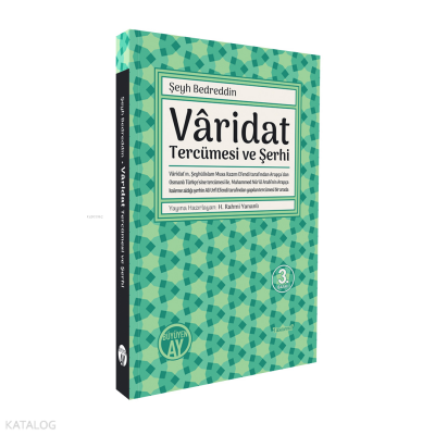 Varidat Tercümesi ve Şerhi - Büyüyen Ay Yayınları
