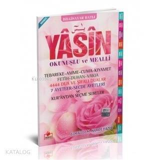 Yasin Okunuşlu ve Mealli Bilgisayar Hatlı Sureler Pembe Orta Boy (Yasin-028) - 3