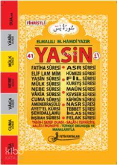 Yasin Türkçe Okunuşlu Mealli (Çanta Boy-Kodf020) - Fetih Yayınları (1)