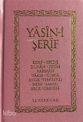 Yasini Şerif (Cep Boy, Pembe, Ciltli) - Semerkand Yayınları (1)