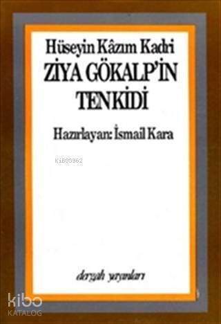 Ziya Gökalpin Tenkidi - 1