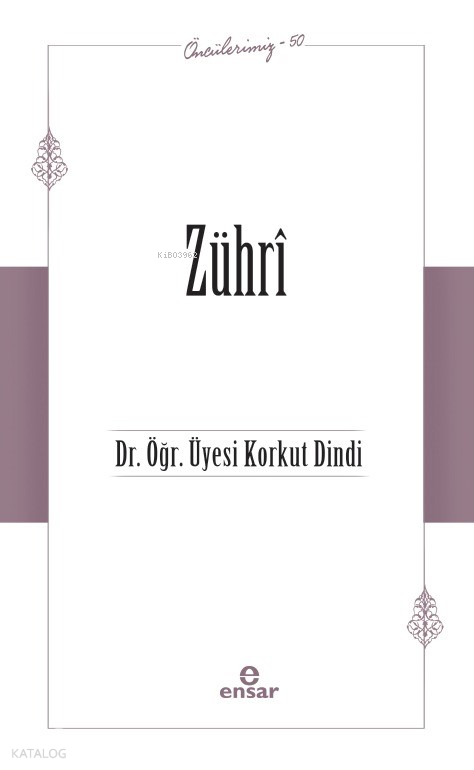 Zührî - Öncülerimiz 50 - 1